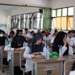 Photo junior high exam