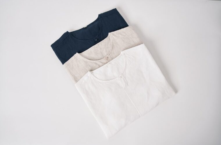 Photo folding undershirts