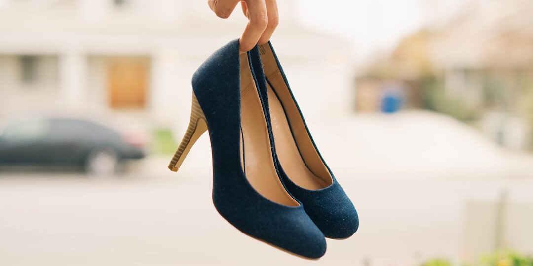 Photo blue heels