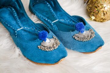 Photo cobalt shoes
