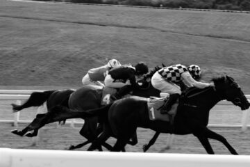 Photo horse racing