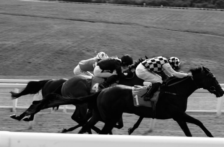 Photo horse racing